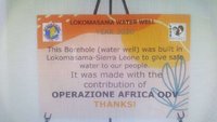 Costruzione pozzo Lokomasama